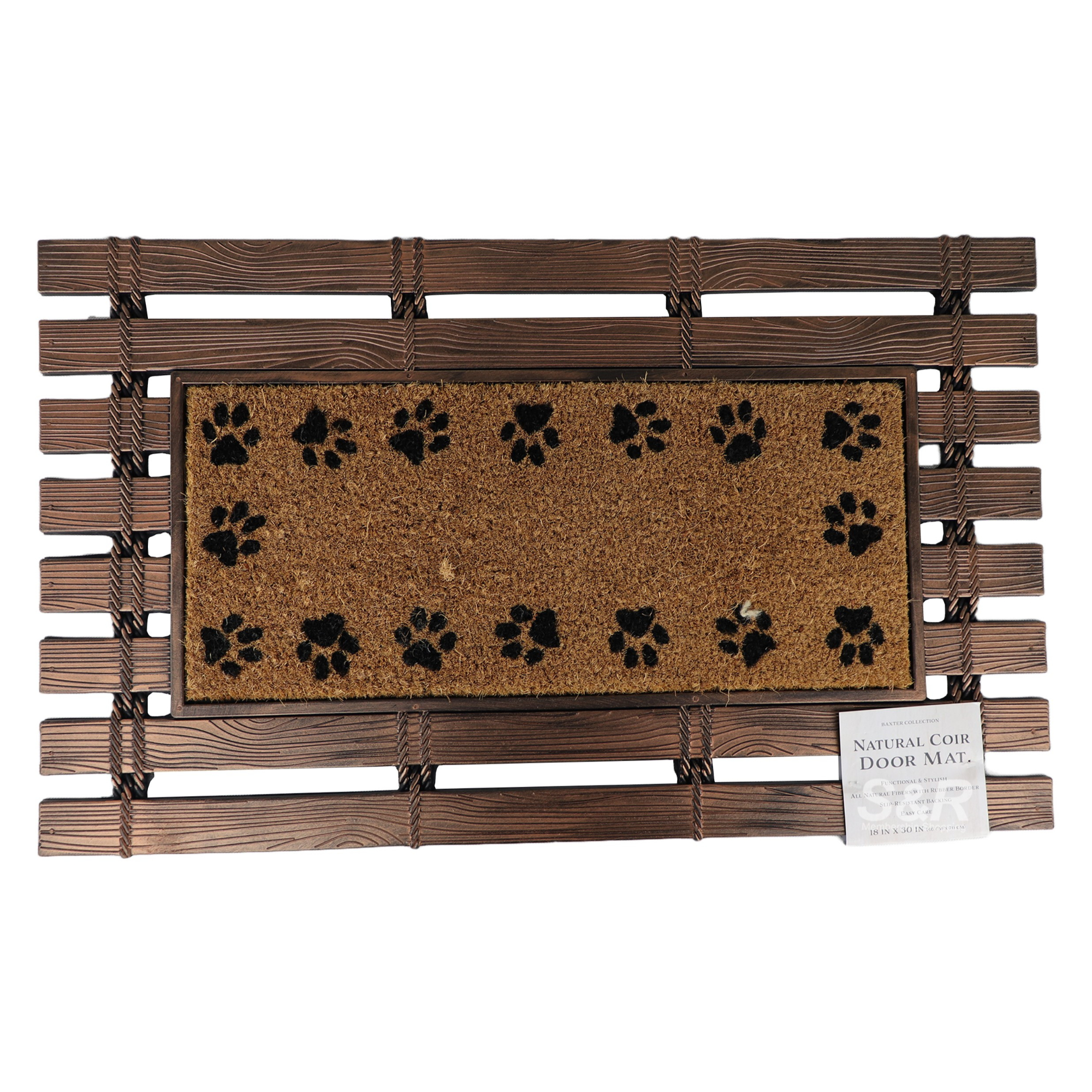 Baxter Collection Natural Coir Door Mat 1pc Baxter Collection Natural Coir Door Mat 1pc